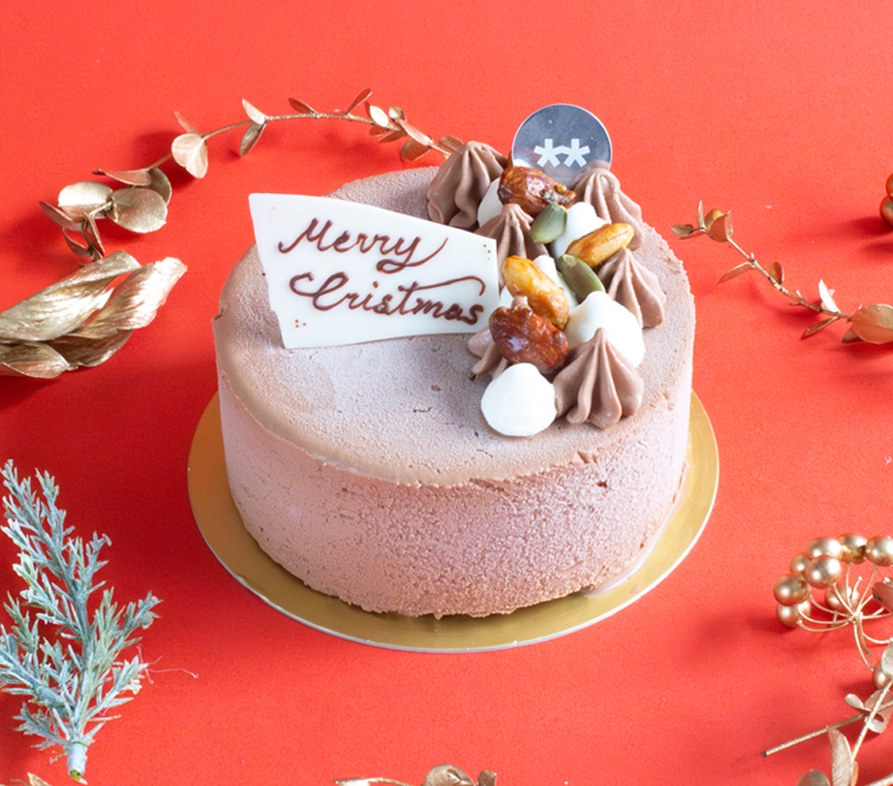 <small>【店頭受取商品 東京・自由が丘】</small><br>ピーナッツとチョコのアイスクリームケーキ